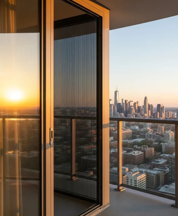 Benefits of Vertical Bug Door Screens